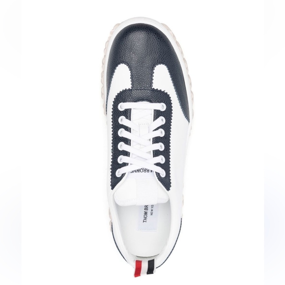 Thom Browne Men's Court Shoe Cable Knit Sneakers Brand New Size 12
